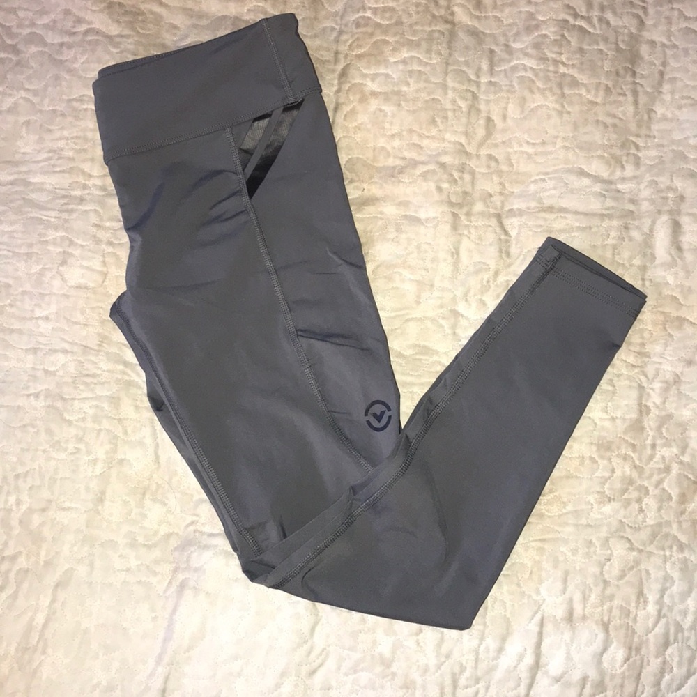 Gray Virus Compression Leggings